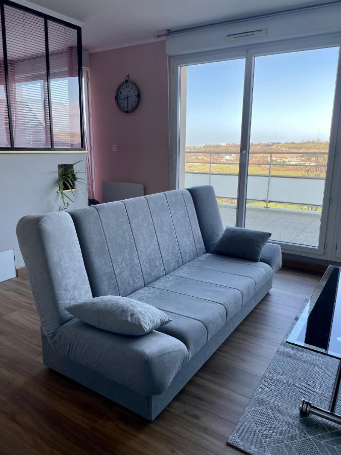 شقة Le Panorama, Echappee Mer Dieppe & Parking Prive Rouxmesnil-Bouteilles المظهر الخارجي الصورة